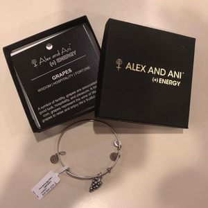 Alex and Ani NIB Grapes Bracelet- Silver